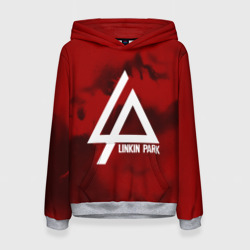 Женская толстовка 3D Linkin Park color red music