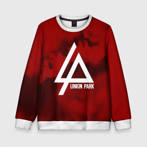 Детский свитшот 3D Linkin Park color red music, цвет 3D печать