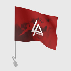 Флаг для автомобиля Linkin Park color red music