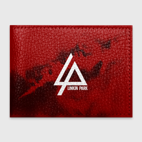 Обложка для студенческого билета Linkin Park color red music, цвет бирюзовый