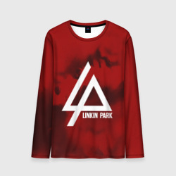 Мужской лонгслив 3D Linkin Park color red music