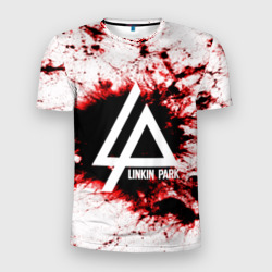 Мужская футболка 3D Slim Linkin Park blood collection