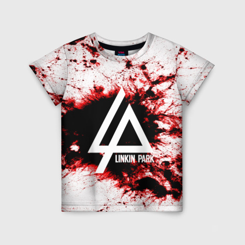 Детская футболка 3D Linkin Park blood collection, цвет 3D печать