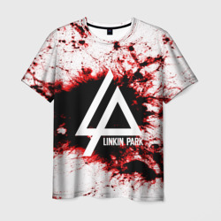 Мужская футболка 3D Linkin Park blood collection