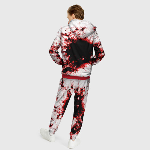 Мужской костюм с толстовкой 3D Linkin Park blood collection, цвет красный - фото 4