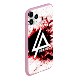 Чехол для iPhone 11 Pro Max матовый Linkin Park blood collection - фото 2