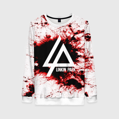 Женский свитшот 3D Linkin Park blood collection, цвет 3D печать