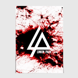 Постер Linkin Park blood collection