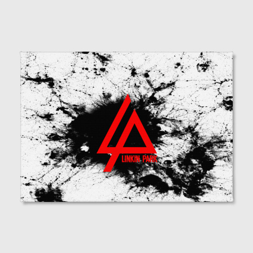 Холст прямоугольный Linkin Park spray gray, цвет 3D печать - фото 2