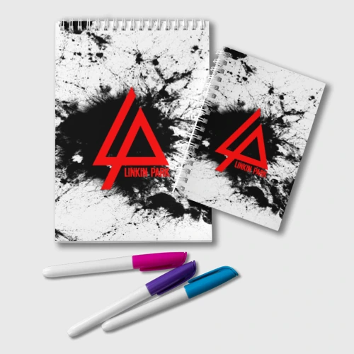 Блокнот Linkin Park spray gray