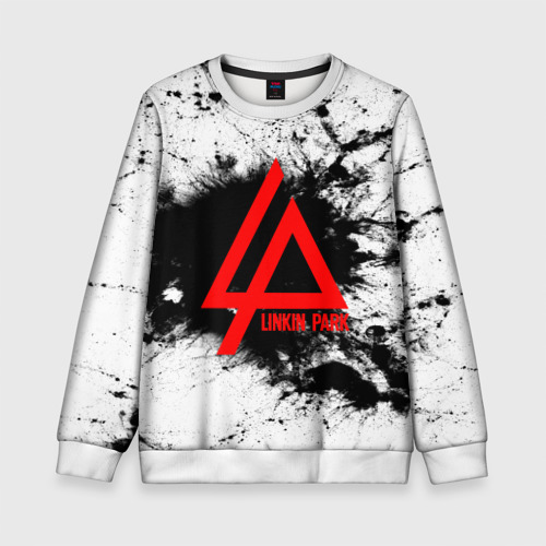 Детский свитшот 3D Linkin Park spray gray, цвет 3D печать