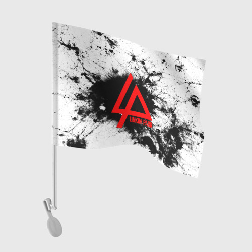 Флаг для автомобиля Linkin Park spray gray