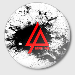 Значок Linkin Park spray gray