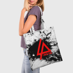 Шоппер 3D Linkin Park spray gray - фото 2