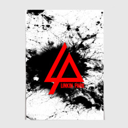 Постер Linkin Park spray gray