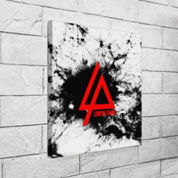 Холст квадратный Linkin Park spray gray - фото 2