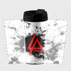 Термокружка-непроливайка Linkin Park spray gray - фото 2