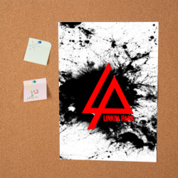 Постер Linkin Park spray gray - фото 2