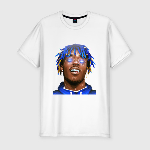 Мужская футболка хлопок Slim Art  Lil uzi, цвет белый