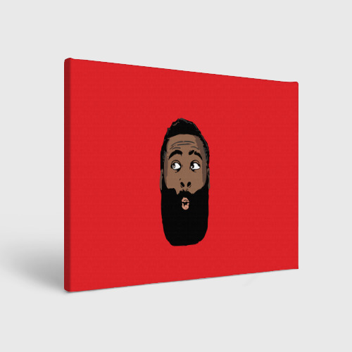 Холст прямоугольный James Harden, цвет 3D печать