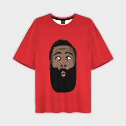 Мужская футболка oversize 3D James Harden