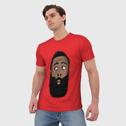 Мужская футболка 3D James Harden - фото 2