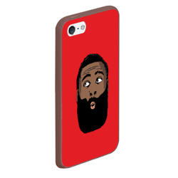 Чехол для iPhone 5/5S матовый James Harden - фото 2