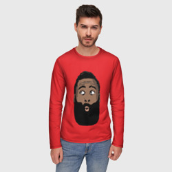 Мужской лонгслив 3D James Harden - фото 2