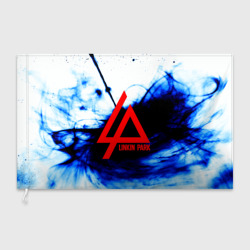 Флаг 3D Linkin Park blue smoke