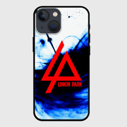 Чехол для iPhone 13 mini Linkin Park blue smoke