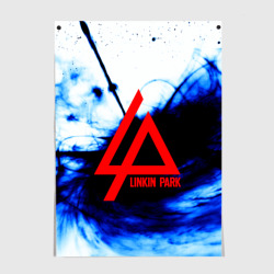 Постер Linkin Park blue smoke