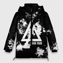 Женская зимняя куртка Oversize Linkin Park smoke fire style