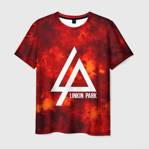 Мужская футболка 3D LINKIN PARK FIRE MUSIC 2018, цвет 3D печать