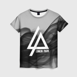 Женская футболка 3D Linkin Park smoke gray 2018