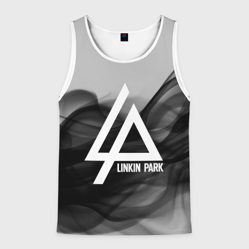 Мужская майка 3D Linkin Park smoke gray 2018, цвет 3D печать