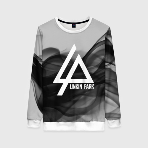 Женский свитшот 3D Linkin Park smoke gray 2018, цвет 3D печать