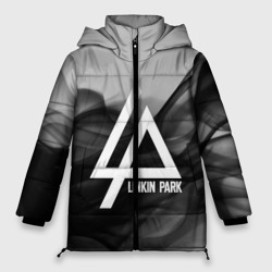 Женская зимняя куртка Oversize Linkin Park smoke gray 2018