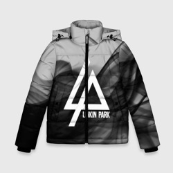 Зимняя куртка для мальчиков 3D Linkin Park smoke gray 2018