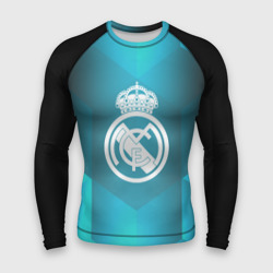 Мужской рашгард 3D Real Madrid Geometry Sport