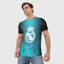 Мужская футболка 3D Real Madrid Geometry Sport - фото 2