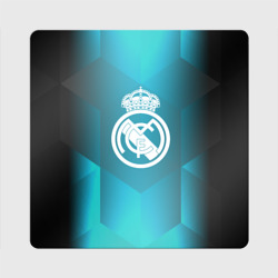 Магнит виниловый Квадрат Real Madrid Geometry Sport