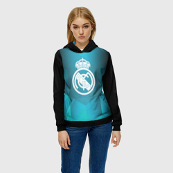 Женская толстовка 3D Real Madrid Geometry Sport - фото 2