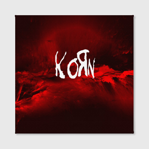 Холст квадратный KORN(MUSIC ABSTRACT SYLE), цвет 3D печать - фото 2