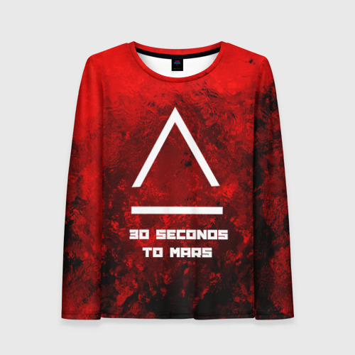 Женский лонгслив 3D 30 SECONDS TO MARS  