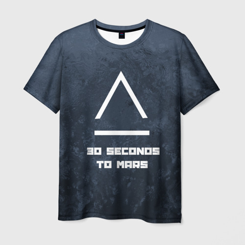 Мужская футболка 3D 30 SECONDS TO MARS , цвет 3D печать