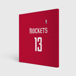 Холст квадратный Houston Rockets