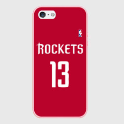 Чехол для iPhone 5/5S матовый Houston Rockets
