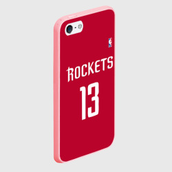 Чехол для iPhone 5/5S матовый Houston Rockets - фото 2