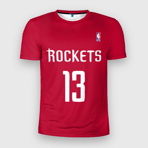 Мужская футболка 3D Slim Houston Rockets, цвет 3D печать