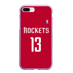 Чехол для iPhone 7Plus/8 Plus матовый Houston Rockets